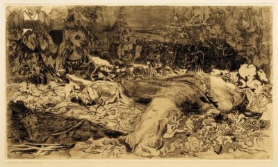 Vergewaltigt von Käthe Kollwitz