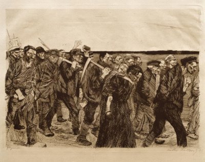 Weberzug von Käthe Kollwitz