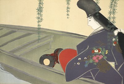 Asazuma-bune, aus Momoyo-gusa von Kamisaka Sekka