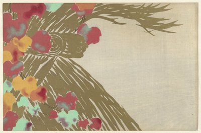 Efeu, 1909 (Holzschnitt) von Kamisaka Sekka