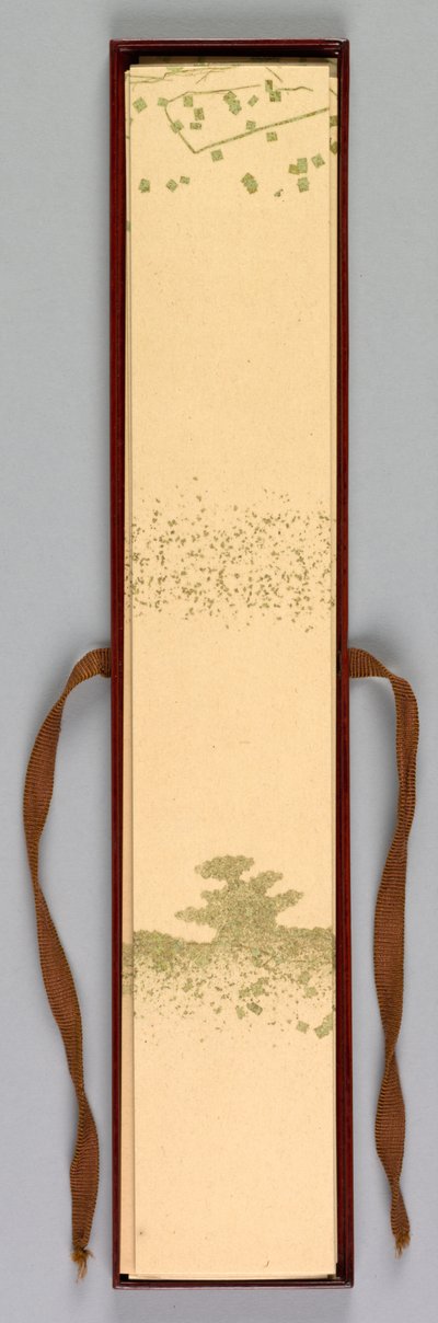 Gedichtkartenbox, 1868-1912 von Kamisaka Sekka