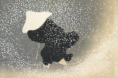 Sato No Yuki, aus Momoyo-gusa von Kamisaka Sekka