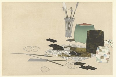 Räucherutensilien von Kamisaka Sekka