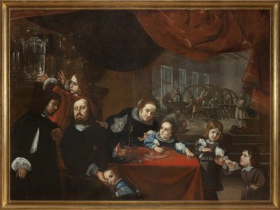 Dionysio Miseroni und seine Familie von Karel Škréta