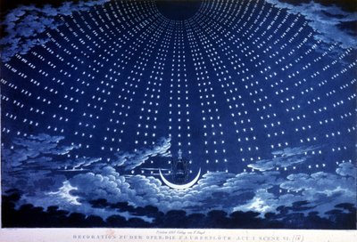 Bühnenbild von Schinkel von Karl Friedrich Schinkel
