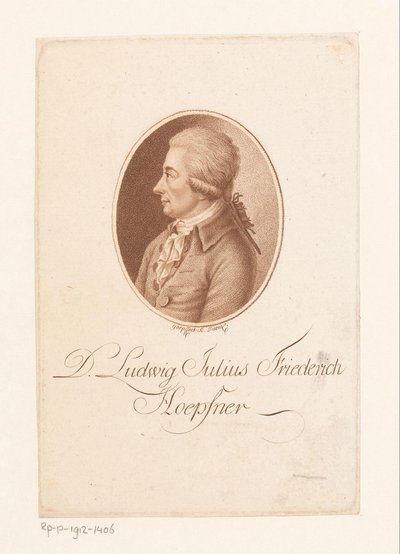 Porträt von Ludwig Höpfner von Karl Goepfert