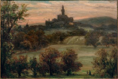 Landschaft mit Blick auf Kronberg von Karl Peter Burnitz