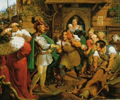 Kaiser Maximilian I. besucht die Handwerker von Karl Russ