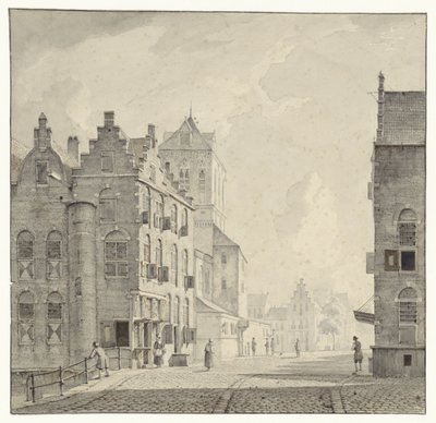 Auf dem Markt in Delft von Kasparus Karsen