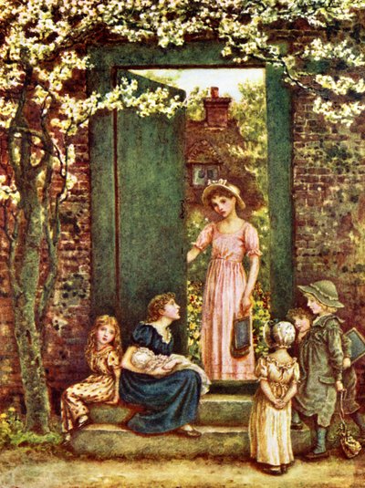 Die offene Tür von Kate Greenaway von Kate Greenaway