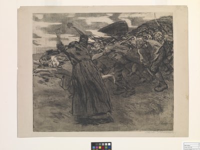 Losbruch (Ausbruch) von Käthe Kollwitz