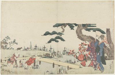 (Irisgarten), 1800-1808 von Katsushika Hokusai