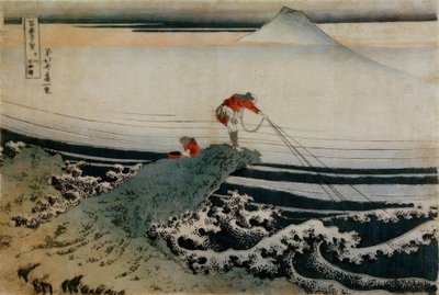 Fischer bei Kajikazawa von Katsushika Hokusai
