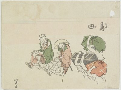 Shimada, 1799-1802 von Katsushika Hokusai