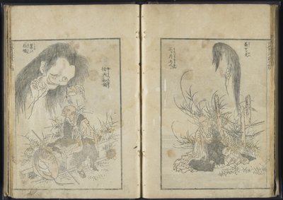 Skizzenbuch, Bd. 10, 1819 von Katsushika Hokusai