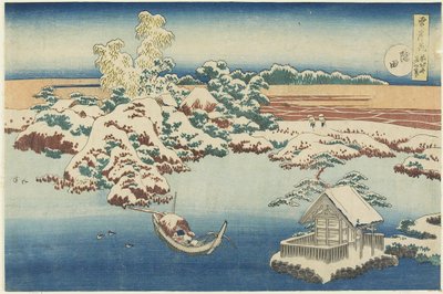 Sumida, ca. 1833 von Katsushika Hokusai