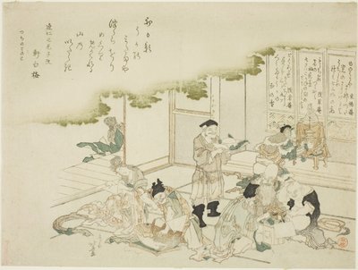 Die sieben Glücksgötter von Katsushika Hokusai