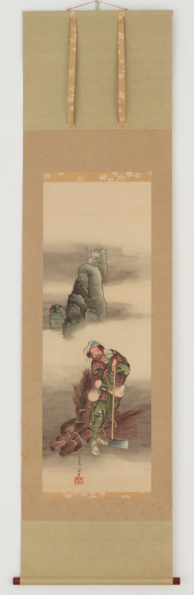 Holzfäller, Edo-Zeit, 1849 von Katsushika Hokusai