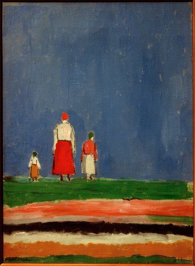 Drei Figuren, 1928 von Kazimir Severinovich Malevich