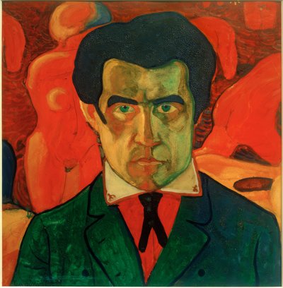 Selbstporträt, 1908-1910 von Kazimir Severinovich Malevich