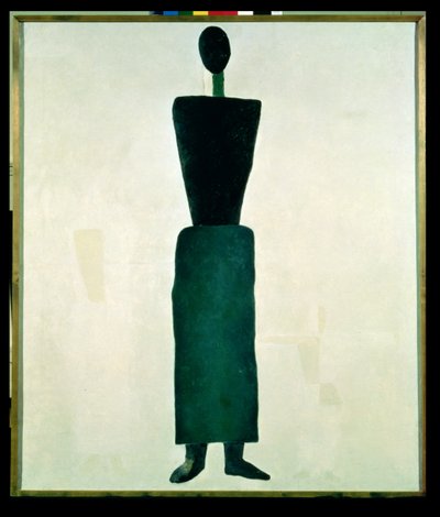 Suprematistische Frauenfigur, 1928-32 von Kazimir Severinovich Malevich
