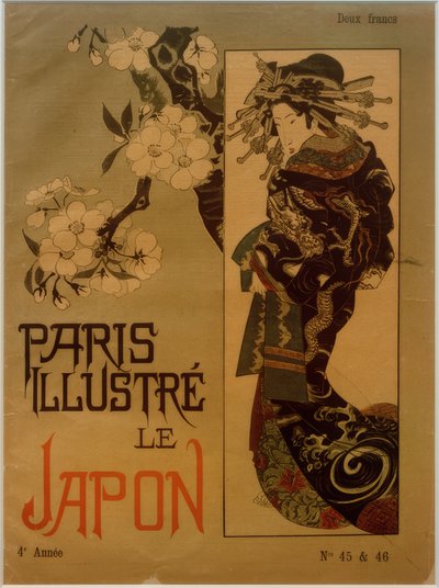 Kurtisane (Paris Illustré) von Keisai Eisen