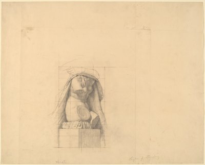 Studie eines Gips-Torsos von Kenyon Cox