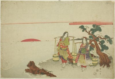 Die Salzjungfrauen von Kikukawa Eizan