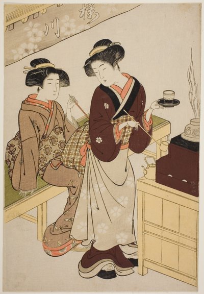 Das Sakuragawa-Teestube von Kitao Shigemasa