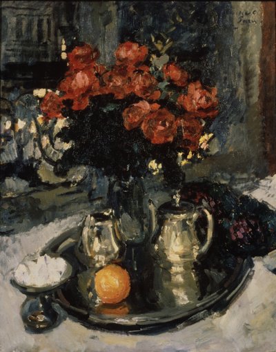 Rosen und Veilchen, 1912 von Konstantin Alekseevich Korovin
