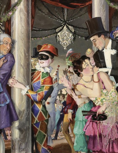 Maskerade, 1924 von Konstantin Andreevic Somov