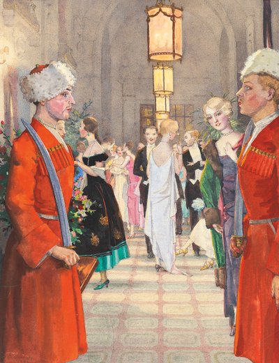 Der Kosakenball von Konstantin Andreevic Somov