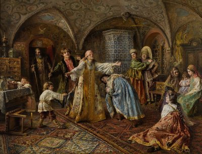 Blinde Kuh von Konstantin Egorovich Makovsky