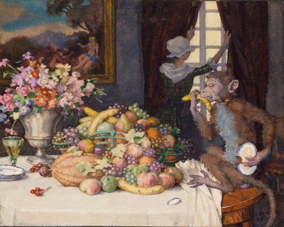 Gieriger Affe, 1929 von Konstantin Somov
