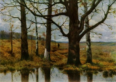 Herbstlandschaft, ca. 1908, 1965 von Konstantin Yakovlevich Kryzhitsky