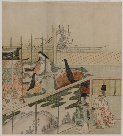 Hofdamen machen Puppen, 1790er Jahre von Kubo Shunman