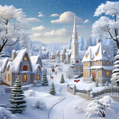 3D Schneewittchen Weihnachten von Kurt Heppke