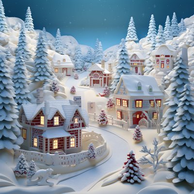 3D Schneewittchen Weihnachten von Kurt Heppke