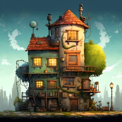 ein großes und ein kleines Haus von Kurt Heppke