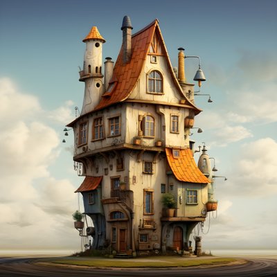 ein großes und ein kleines Haus von Kurt Heppke