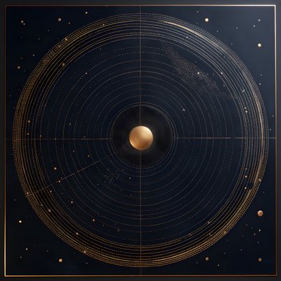 Minimalistische Astronomie 1 von Kurt Heppke