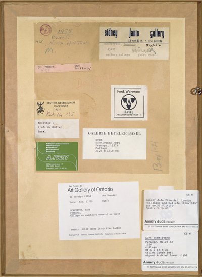 Fernspr., 1926 von Kurt Schwitters