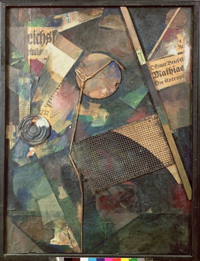 Merzbild von Kurt Schwitters