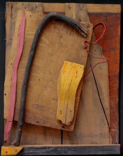 Ohne Titel (Merzbild rosa-gelb) von Kurt Schwitters