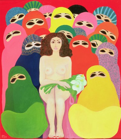 Braut von Galiläa von Laila (Contemporary Artist) Shawa