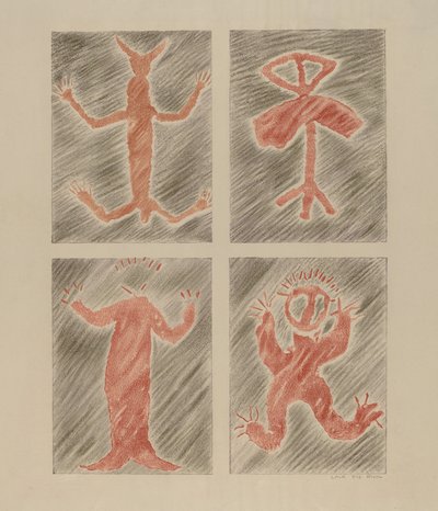 Petroglyphen-Design von Lala Eve Rivol