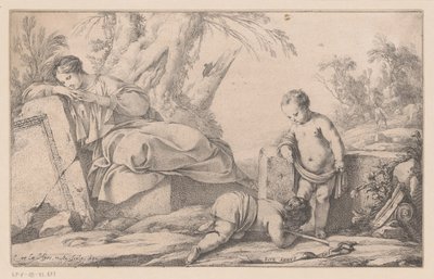 Maria mit Kind und Johannes von Laurent de La Hire