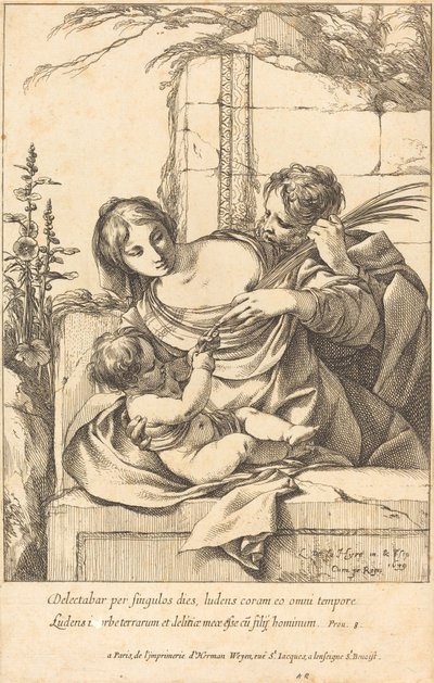 Die Heilige Familie von Laurent de la Hyre