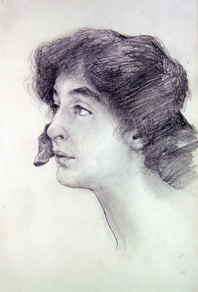 Porträt von Miss James von Lawrence Alma Tadema