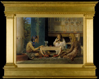 Ägyptische Schachspieler, 1865 von Lawrence Alma Tadema